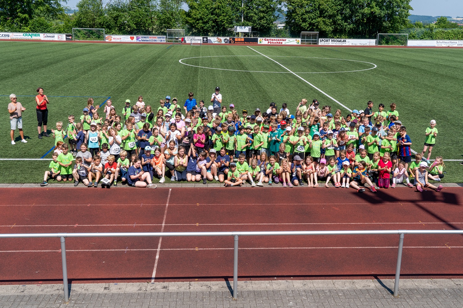 Viel Spaß bei bestem Wetter - unser Sportfest